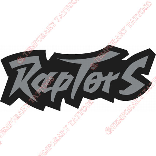 Toronto Raptors Customize Temporary Tattoos Stickers NO.1199